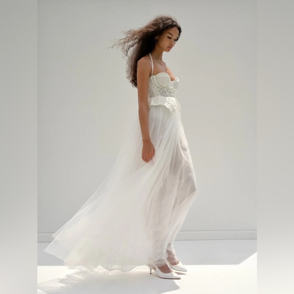 NWT For Love and Lemons Lily Bridal Dress - Picture 3 of 4